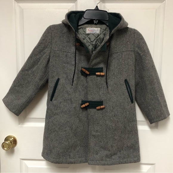 A Creation of IMP Originals Inc. Vintage Wool Overcoat with Hood - Picture 1 of 16